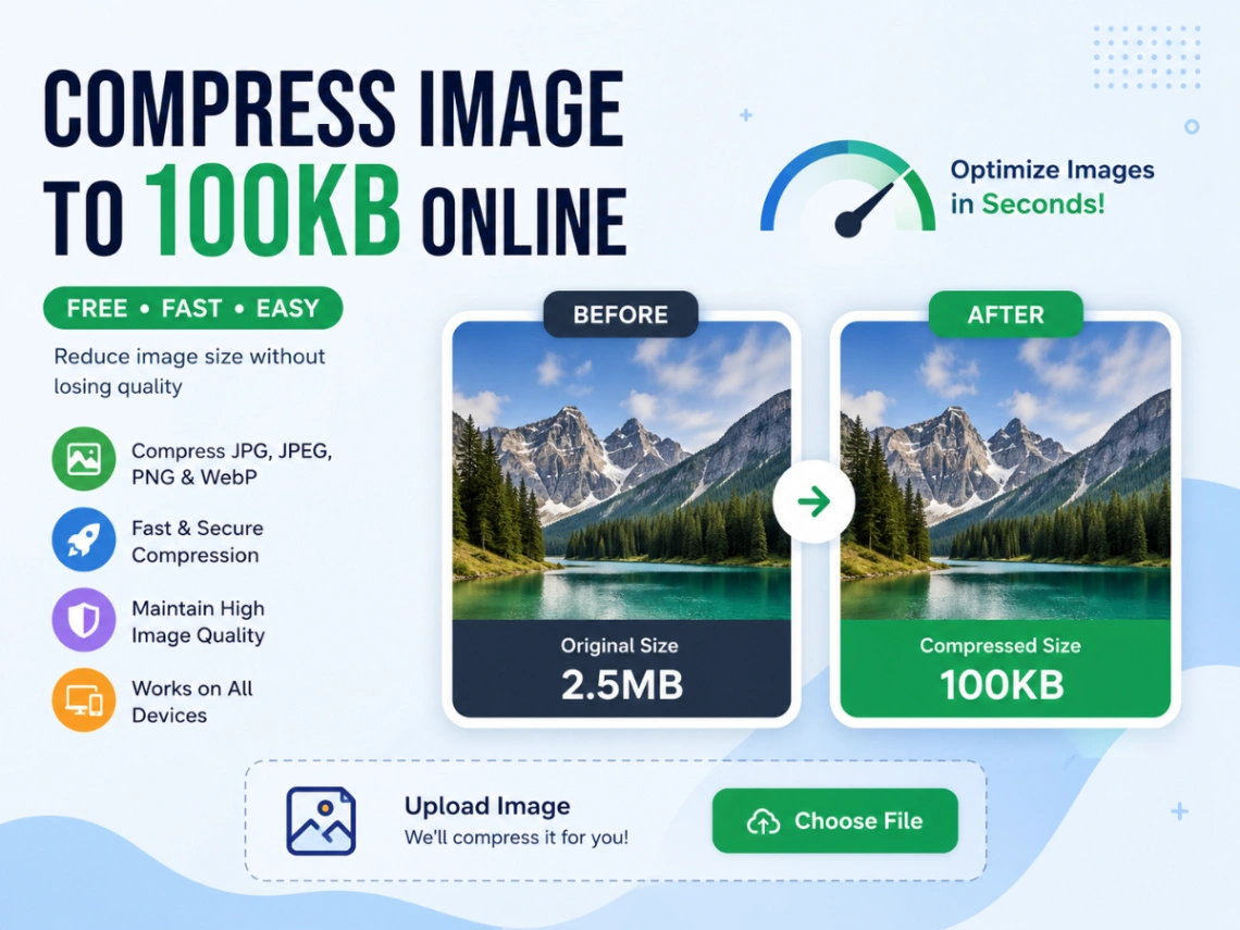 Compress Image to 100KB Online Free